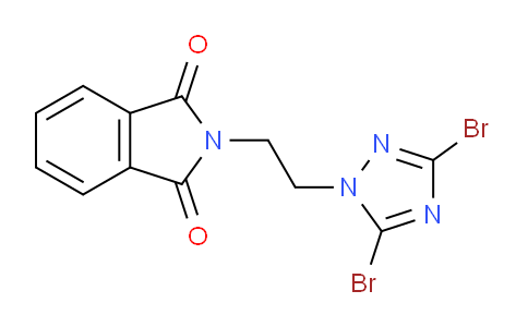 CAS No. 1240567-39-8, 2-[2-(3,5-Dibromo-1H-1,2,4-triazol-1-yl)ethyl]-2,3-dihydro-1H-isoindole-1,3-dione