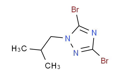 CAS No. 799269-66-2, 3,5-Dibromo-1-(2-methylpropyl)-1H-1,2,4-triazole