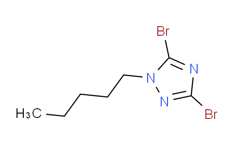 CAS No. 1240571-46-3, 3,5-Dibromo-1-pentyl-1H-1,2,4-triazole