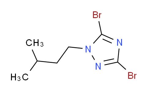 CAS No. 1240571-02-1, 3,5-Dibromo-1-(3-methylbutyl)-1H-1,2,4-triazole