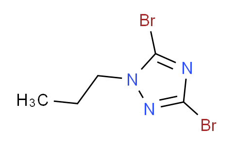 CAS No. 1240567-54-7, 3,5-Dibromo-1-propyl-1H-1,2,4-triazole