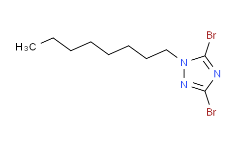 CAS No. 1240572-77-3, 3,5-Dibromo-1-octyl-1H-1,2,4-triazole