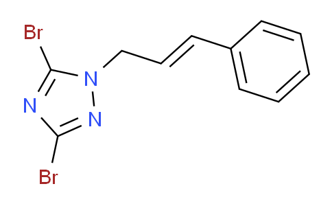CAS No. 1240590-73-1, 3,5-Dibromo-1-[(2E)-3-phenylprop-2-en-1-yl]-1H-1,2,4-triazole