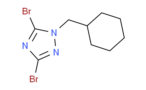 CAS No. 1240571-25-8, 3,5-Dibromo-1-(cyclohexylmethyl)-1H-1,2,4-triazole
