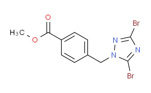 CAS No. 1240580-82-8, Methyl 4-[(3,5-dibromo-1h-1,2,4-triazol-1-yl)methyl]benzoate
