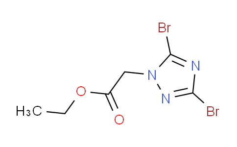 CAS No. 477869-80-0, Ethyl 2-(3,5-dibromo-1h-1,2,4-triazol-1-yl)acetate