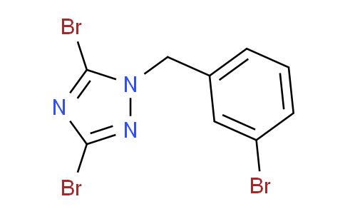 CAS No. 1240573-84-5, 3,5-Dibromo-1-[(3-bromophenyl)methyl]-1h-1,2,4-triazole