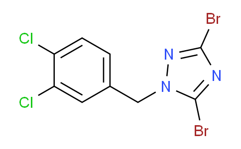 CAS No. 1240571-35-0, 3,5-Dibromo-1-[(3,4-dichlorophenyl)methyl]-1h-1,2,4-triazole