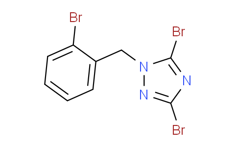 CAS No. 1240572-09-1, 3,5-Dibromo-1-[(2-bromophenyl)methyl]-1h-1,2,4-triazole