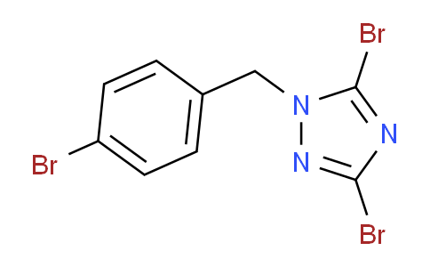 CAS No. 1211431-07-0, 3,5-Dibromo-1-[(4-bromophenyl)methyl]-1h-1,2,4-triazole
