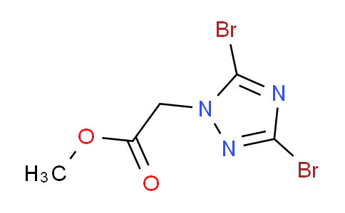 CAS No. 1240572-21-7, Methyl 2-(3,5-dibromo-1h-1,2,4-triazol-1-yl)acetate
