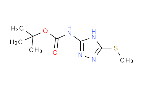 DY769876 | 1021268-37-0 | tert-Butyl n-[5-(methylsulfanyl)-4h-1,2,4-triazol-3-yl]carbamate