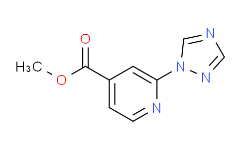 CAS No. 1697344-99-2, Methyl 2-(1H-1,2,4-triazol-1-yl)isonicotinate
