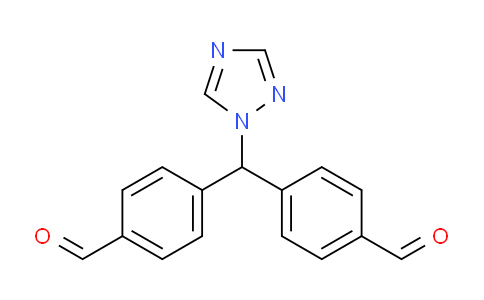 CAS No. 943516-30-1, 4,4'-((1H-1,2,4-triazol-1-yl)methylene)dibenzaldehyde