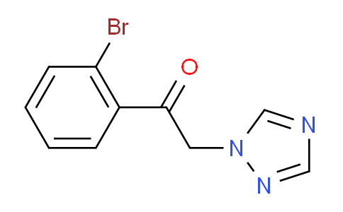 CAS No. 126961-71-5, 1-(2-Bromophenyl)-2-(1H-1,2,4-triazol-1-yl)ethanone