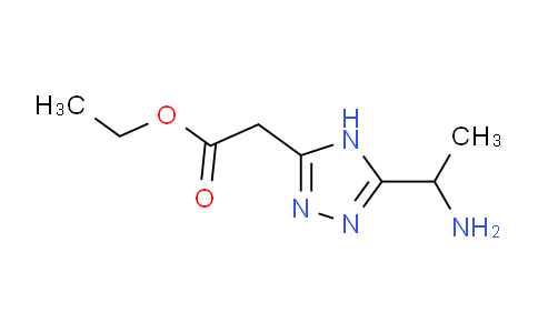 CAS No. 936940-52-2, Ethyl 2-(5-(1-aminoethyl)-4H-1,2,4-triazol-3-yl)acetate