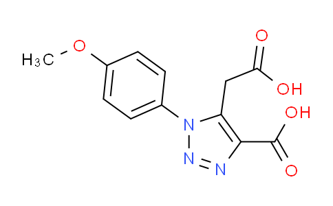 CAS No. 439095-14-4, 5-(Carboxymethyl)-1-(4-methoxyphenyl)-1H-1,2,3-triazole-4-carboxylic acid