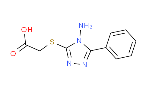 CAS No. 114402-22-1, 2-((4-Amino-5-phenyl-4H-1,2,4-triazol-3-yl)thio)acetic acid