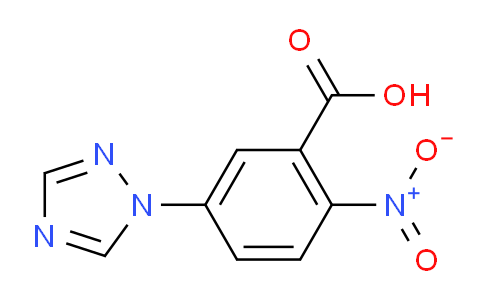 CAS No. 167626-66-6, 2-Nitro-5-(1H-1,2,4-triazol-1-yl)benzoic acid
