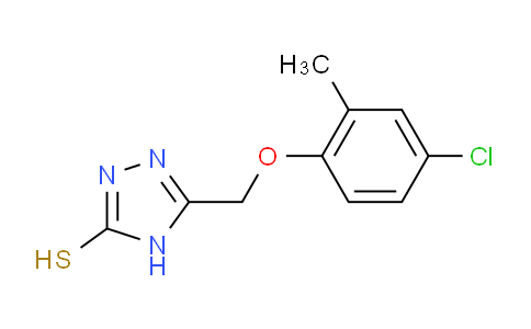 CAS No. 794554-73-7, 5-((4-Chloro-2-methylphenoxy)methyl)-4H-1,2,4-triazole-3-thiol