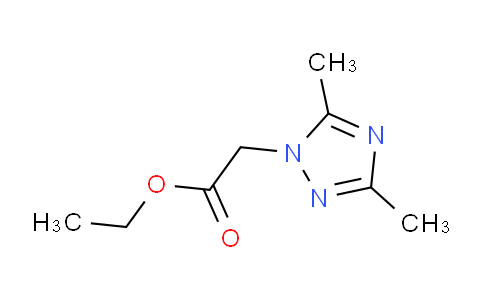 CAS No. 1248438-81-4, Ethyl 2-(3,5-dimethyl-1H-1,2,4-triazol-1-yl)acetate