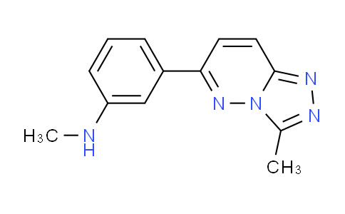 CAS No. 108810-87-3, N-Methyl-3-(3-methyl-[1,2,4]triazolo[4,3-b]pyridazin-6-yl)aniline