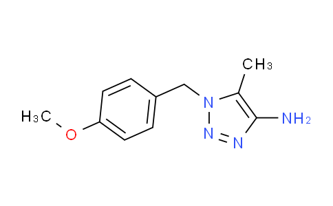 CAS No. 1511071-63-8, 1-(4-methoxybenzyl)-5-methyl-1H-1,2,3-triazol-4-amine