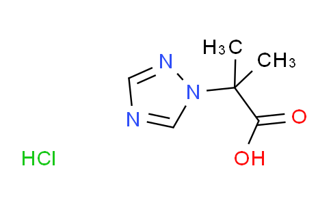 CAS No. 1052547-17-7, 2-methyl-2-(1H-1,2,4-triazol-1-yl)propanoic acid hydrochloride