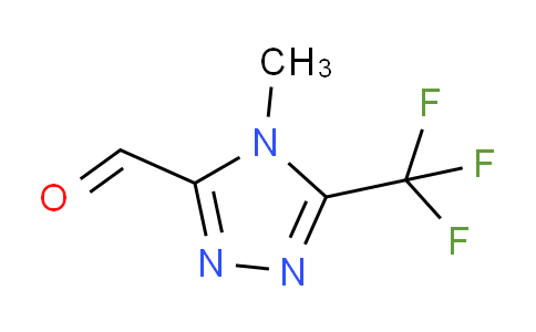 CAS No. 1707605-24-0, 4-methyl-5-(trifluoromethyl)-4H-1,2,4-triazole-3-carbaldehyde