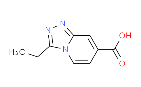 CAS No. 1538834-28-4, 3-ethyl-[1,2,4]triazolo[4,3-a]pyridine-7-carboxylic acid
