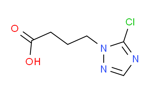 CAS No. 1555626-06-6, 4-(5-chloro-1H-1,2,4-triazol-1-yl)butanoic acid