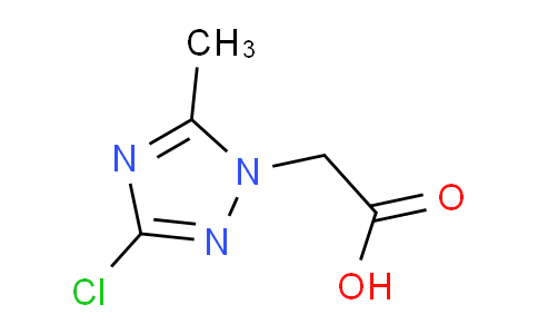 CAS No. 1421760-41-9, 2-(3-chloro-5-methyl-1H-1,2,4-triazol-1-yl)acetic acid