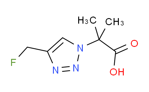 CAS No. 1934901-15-1, 2-[4-(fluoromethyl)-1H-1,2,3-triazol-1-yl]-2-methylpropanoic acid