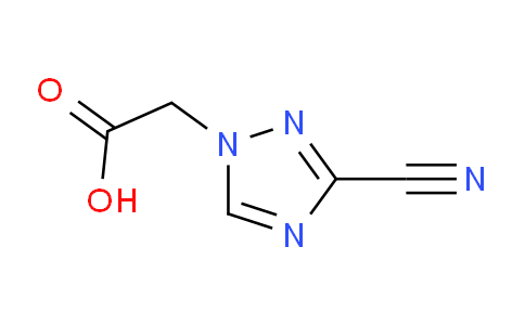 CAS No. 1247628-40-5, 2-(3-cyano-1H-1,2,4-triazol-1-yl)acetic acid