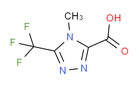 CAS No. 1707391-59-0, 4-methyl-5-(trifluoromethyl)-4H-1,2,4-triazole-3-carboxylic acid
