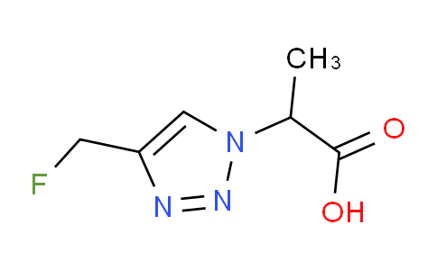 CAS No. 1934537-19-5, 2-[4-(fluoromethyl)-1H-1,2,3-triazol-1-yl]propanoic acid