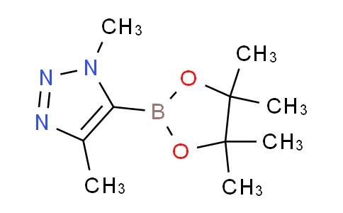 CAS No. 1627933-42-9, 1,4-dimethyl-5-(4,4,5,5-tetramethyl-1,3,2-dioxaborolan-2-yl)triazole