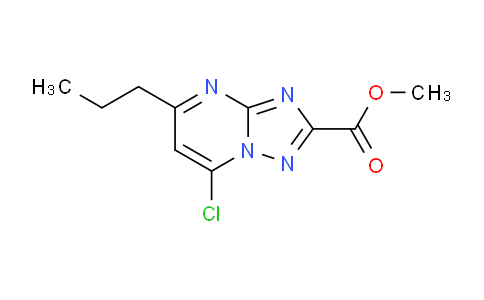 CAS No. 926244-77-1, methyl 7-chloro-5-propyl-[1,2,4]triazolo[1,5-a]pyrimidine-2-carboxylate