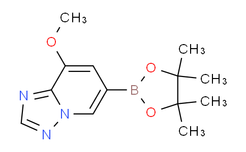 CAS No. 2358763-00-3, 8-methoxy-6-(4,4,5,5-tetramethyl-1,3,2-dioxaborolan-2-yl)-[1,2,4]triazolo[1,5-a]pyridine