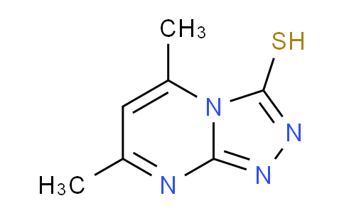 CAS No. 41266-80-2, 5,7-dimethyl-[1,2,4]triazolo[4,3-a]pyrimidine-3-thiol