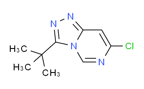 CAS No. 1094292-89-3, 3-tert-butyl-7-chloro-[1,2,4]triazolo[4,3-c]pyrimidine