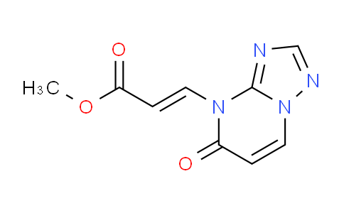 CAS No. 1443987-54-9, methyl 3-(5-oxo-[1,2,4]triazolo[1,5-a]pyrimidin-4-yl)prop-2-enoate