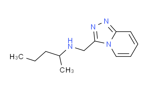 CAS No. 1042524-78-6, (pentan-2-yl)({[1,2,4]triazolo[4,3-a]pyridin-3-yl}methyl)amine