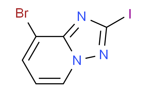 CAS No. 1206640-83-6, 8-bromo-2-iodo-[1,2,4]triazolo[1,5-a]pyridine