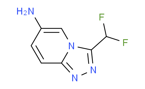 CAS No. 1249492-45-2, 3-(difluoromethyl)-[1,2,4]triazolo[4,3-a]pyridin-6-amine