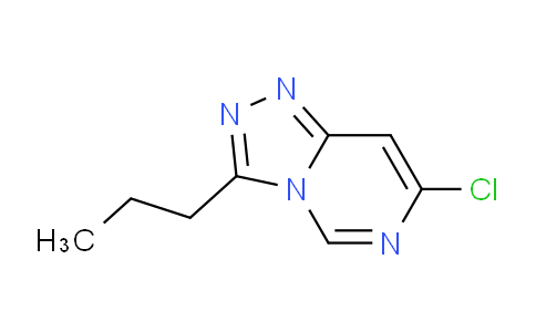 CAS No. 1152578-03-4, 7-chloro-3-propyl-[1,2,4]triazolo[4,3-c]pyrimidine