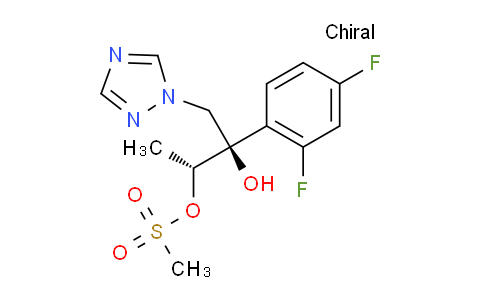CAS No. 133775-26-5, (2R,3R)-3-(2,4-difluorophenyl)-3-hydroxy-4-(1H-1,2,4-triazol-1-yl)butan-2-yl methanesulfonate