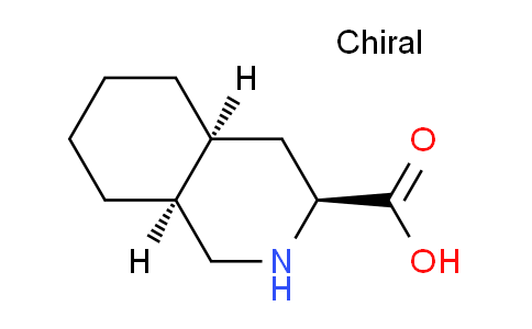 CAS No. 115238-58-9, (3S,4aS,8aS)-Decahydroisoquinoline-3-carboxylic acid