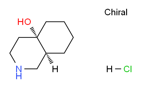 CAS No. 81562-78-9, cis-Decahydroisoquinolin-4a-ol hydrochloride