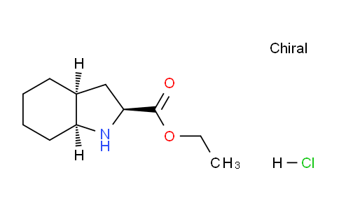 CAS No. 82864-25-3, ethyl (2S,3aS,7aS)-octahydro-1H-indole-2-carboxylate hydrochloride